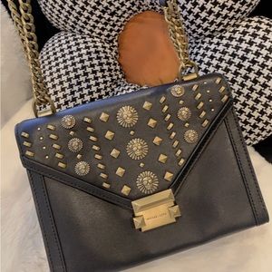 Michael Kors Whitney Studded Leather Convertible B